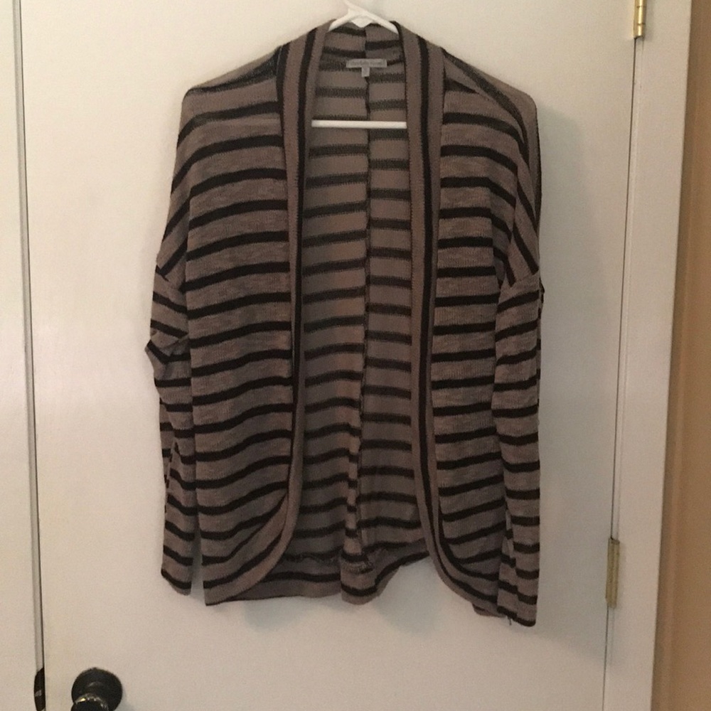 Open front cardigan.